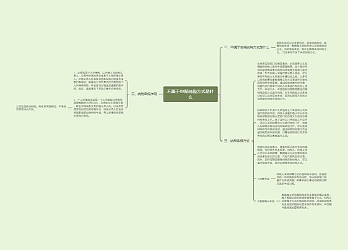 不属于申报纳税方式是什么