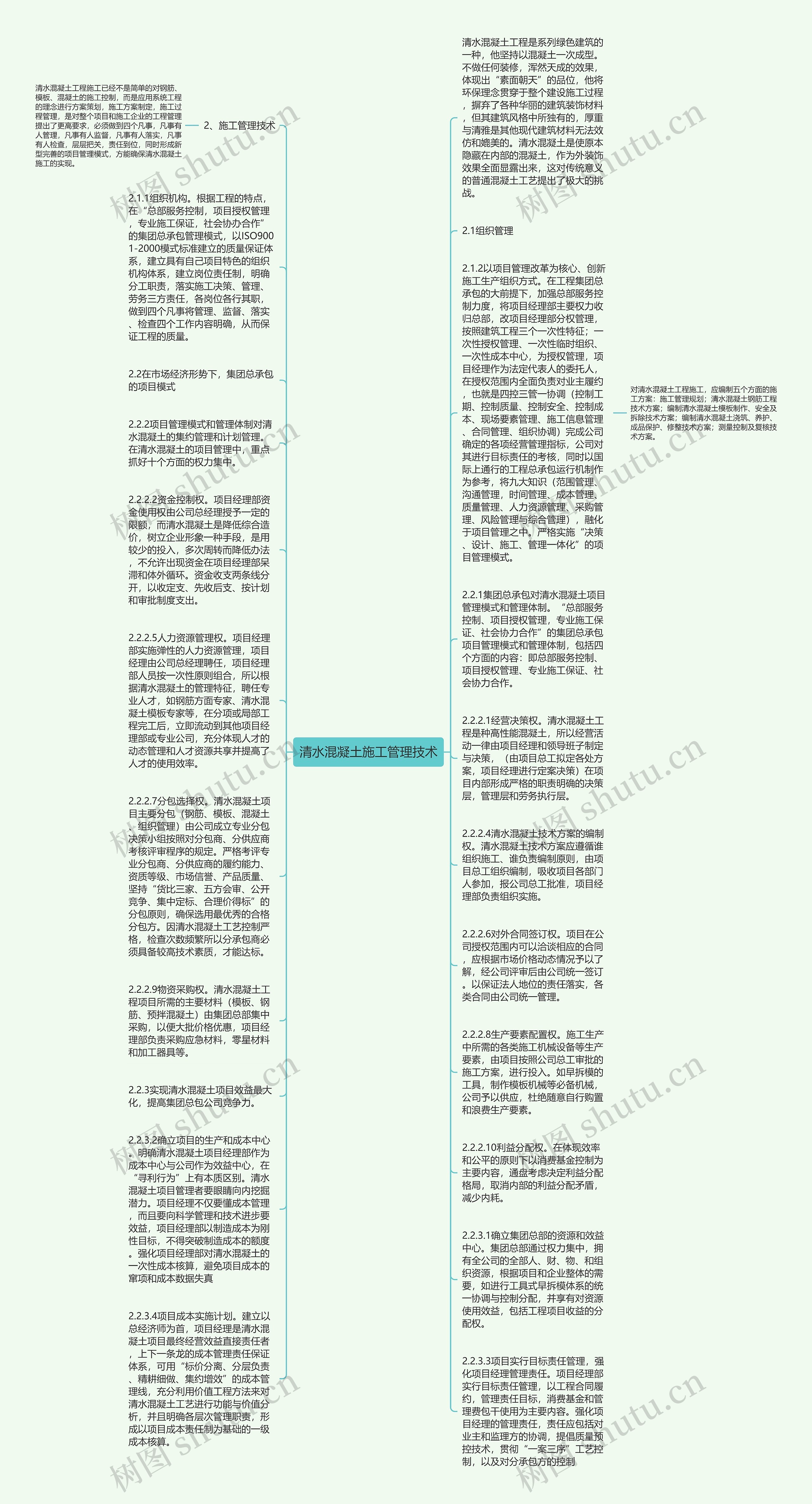 清水混凝土施工管理技术