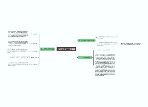 公司多少以下不用交税