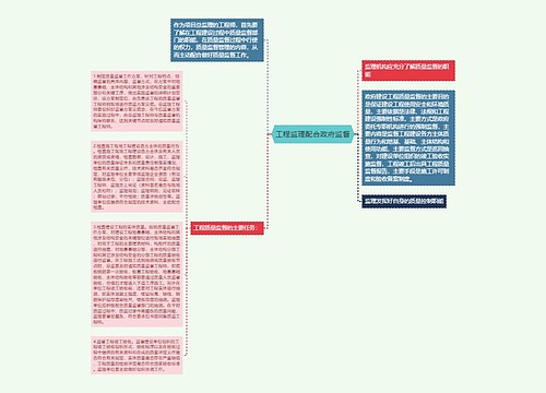 工程监理配合政府监督