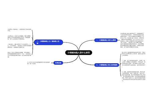 小规模纳税人是什么意思