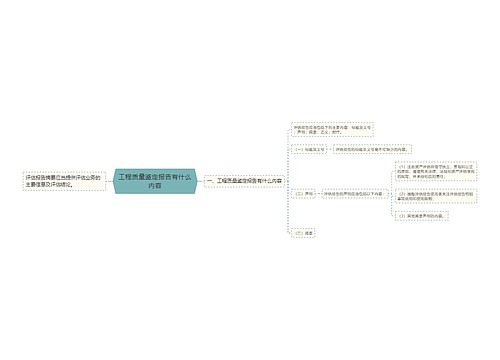 工程质量鉴定报告有什么内容