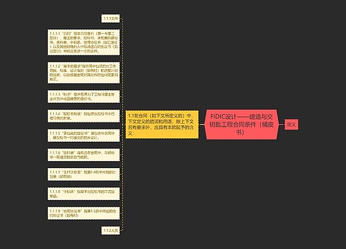 FIDIC设计——建造与交钥匙工程合同条件（橘皮书）