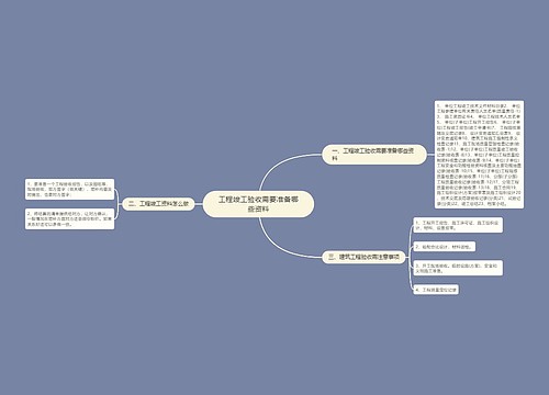 工程竣工验收需要准备哪些资料