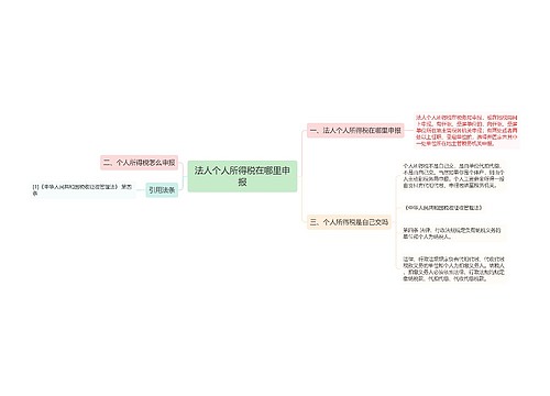 法人个人所得税在哪里申报