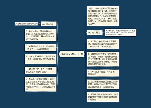 砖砌体安全施工方案