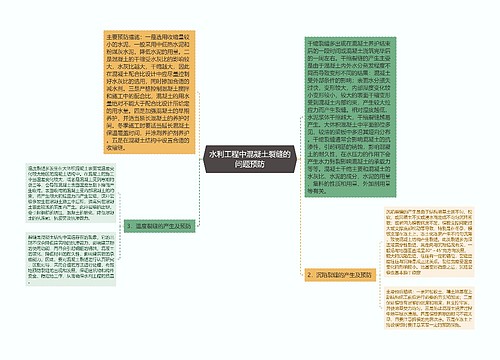 水利工程中混凝土裂缝的问题预防