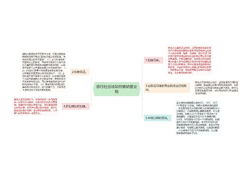 旅行社应该如何缴纳营业税