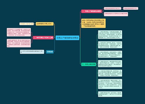 车辆上户缴税都包含哪些