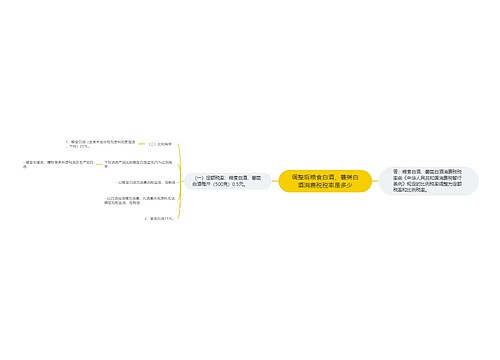 调整后粮食白酒、薯类白酒消费税税率是多少