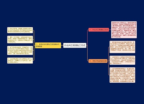什么叫工程清包工方式