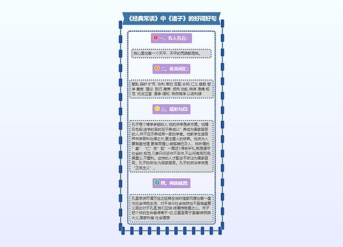 《经典常谈》中《诸子》的好词好句