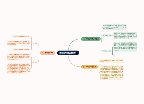 免税证明要去哪里开