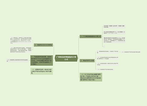 广州商品房增值税的计算公式