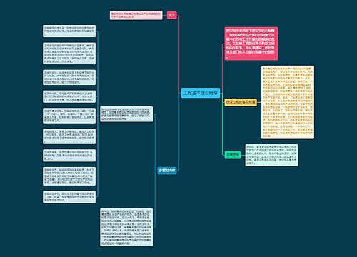工程基本建设程序