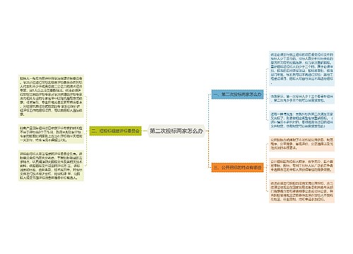 第二次投标两家怎么办