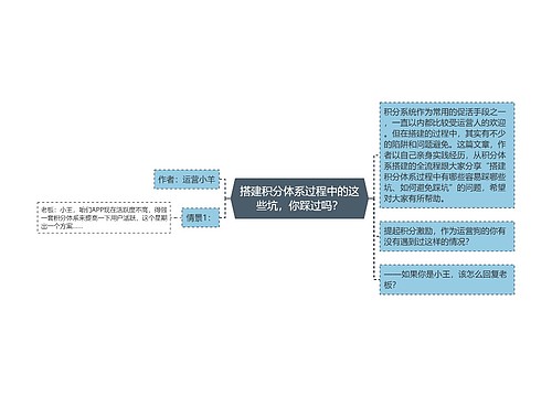 搭建积分体系过程中的这些坑，你踩过吗？