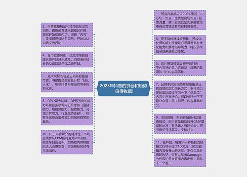 2023年抖音的机会和趋势，值得收藏！