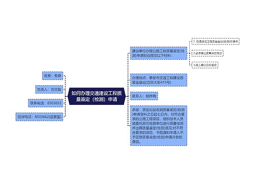 如何办理交通建设工程质量鉴定（检测）申请