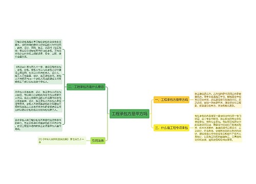 工程承包方是甲方吗