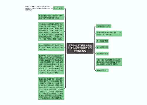 上海市建设工程施工图设计文件审图公司抽取选定管理暂行规定