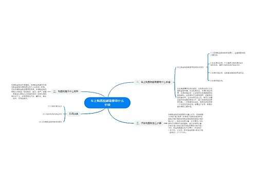 车上购置税都需要带什么手续
