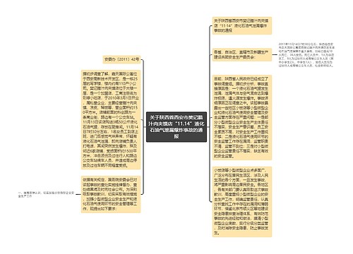 关于陕西省西安市樊记腊汁肉夹馍店“11.14”液化石油气泄漏爆炸事故的通报