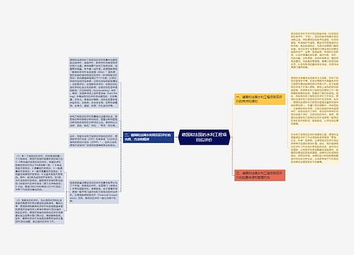 德国和法国的水利工程项目后评价
