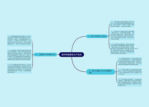 造价纠纷是怎么产生的