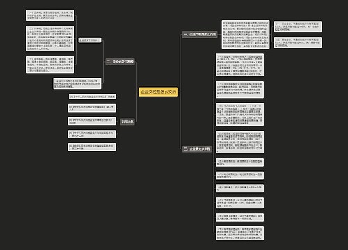 企业交税是怎么交的