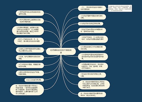 如何编制安全技术措施制度