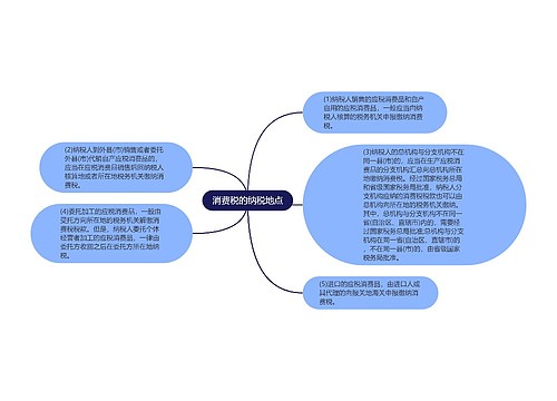 消费税的纳税地点