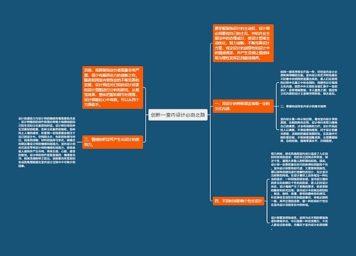 创新—室内设计必由之路
