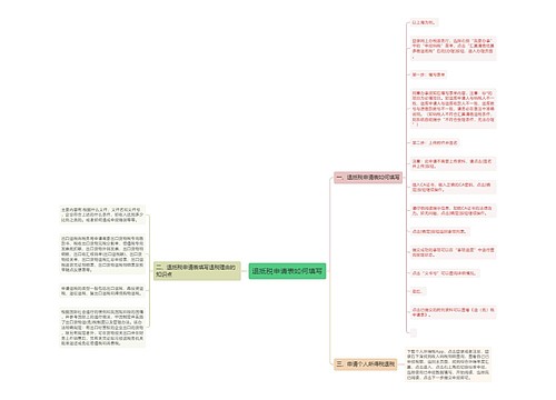 退抵税申请表如何填写