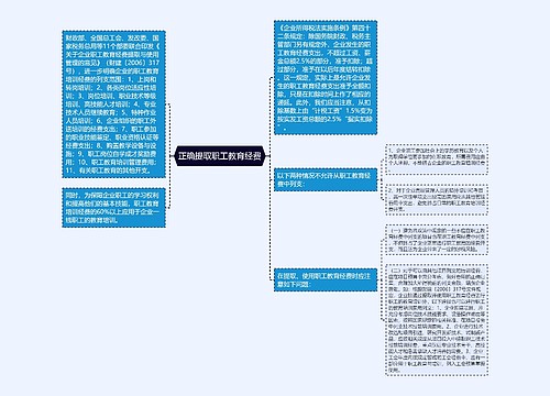 正确提取职工教育经费