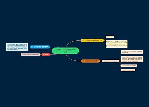 注册资本增加需要缴纳什么税