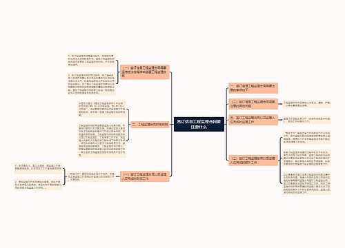 签订信息工程监理合同要注意什么