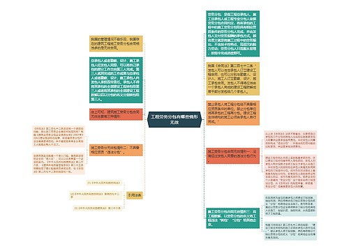 工程劳务分包有哪些情形无效