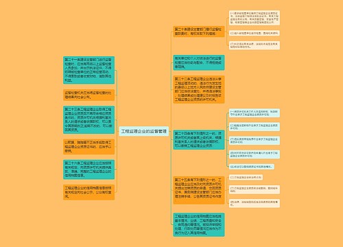 工程监理企业的监督管理