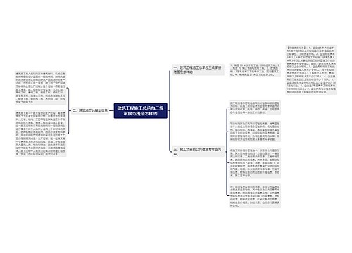 建筑工程施工总承包三级承接范围是怎样的