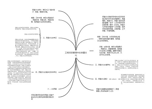 工程项目管理中的质量文化