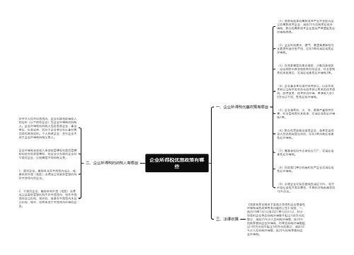 企业所得税优惠政策有哪些