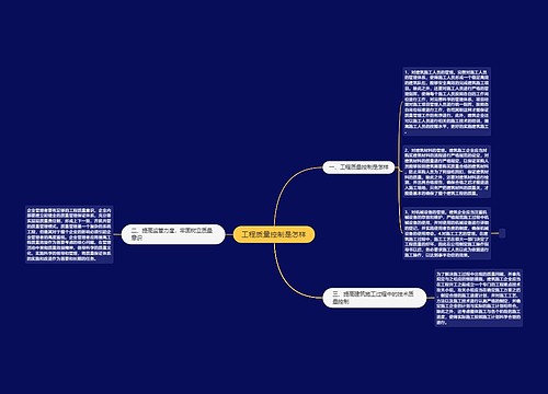 工程质量控制是怎样