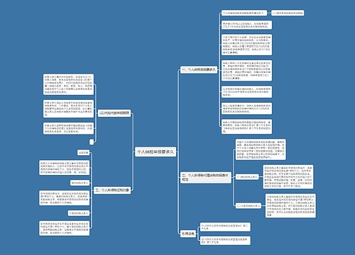 个人纳税申报要多久