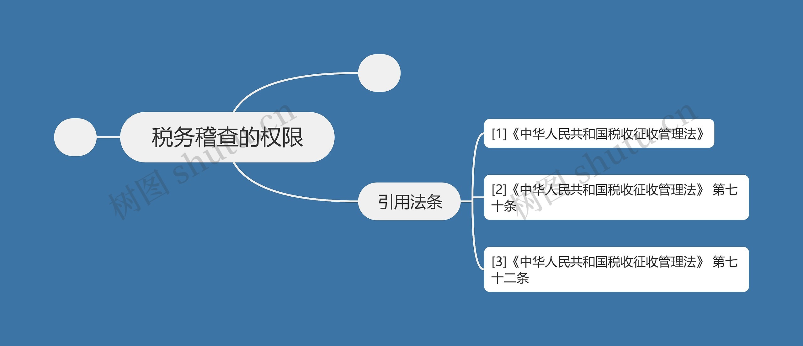  税务稽查的权限 思维导图