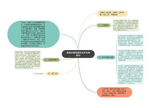 某商住楼深基坑支护实例探讨