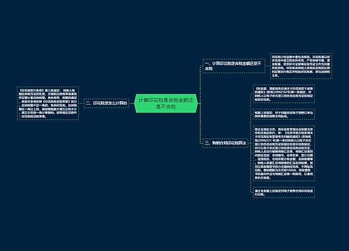 计算印花税是含税金额还是不含税