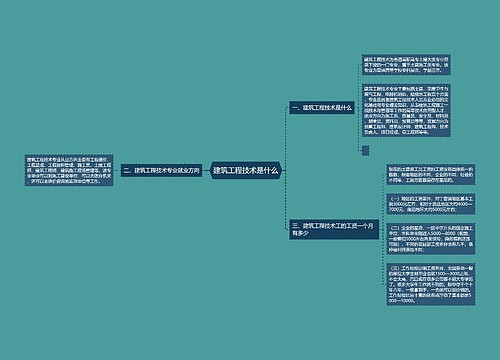 建筑工程技术是什么