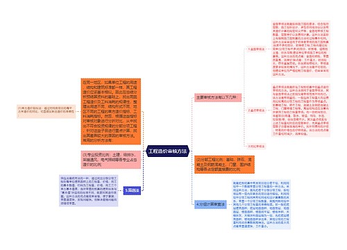 工程造价审核方法