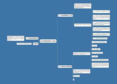 交车船税要准备什么资料